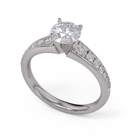 Manaia Round Brilliant Diamond Solitaire