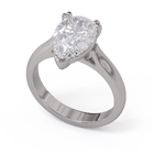 Ivy Pear Cut Diamond Solitaire