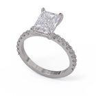 Lara Radiant Cut Diamond Solitaire