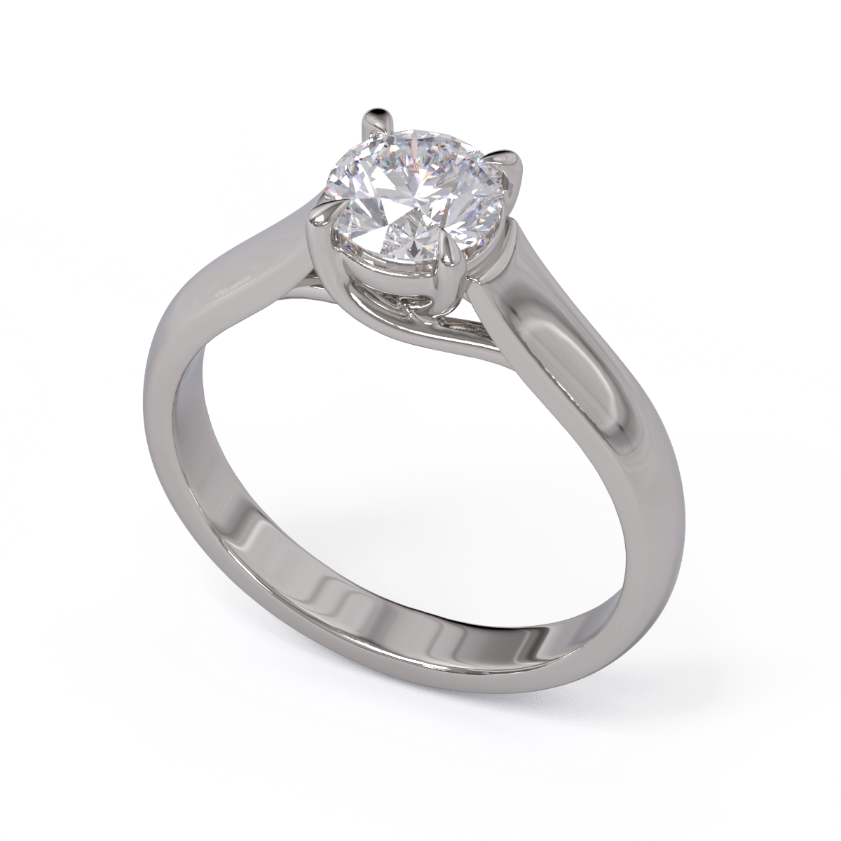 Dara Brilliant Round Diamond Solitaire