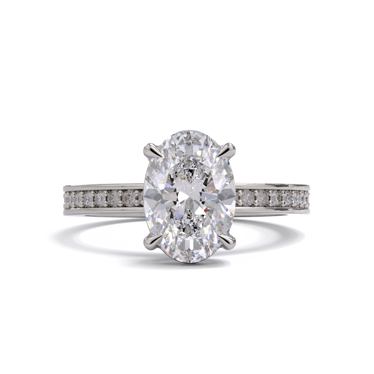 Quinn Oval Diamond Solitaire