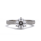 Jacqui Round Brilliant Diamond Solitaire