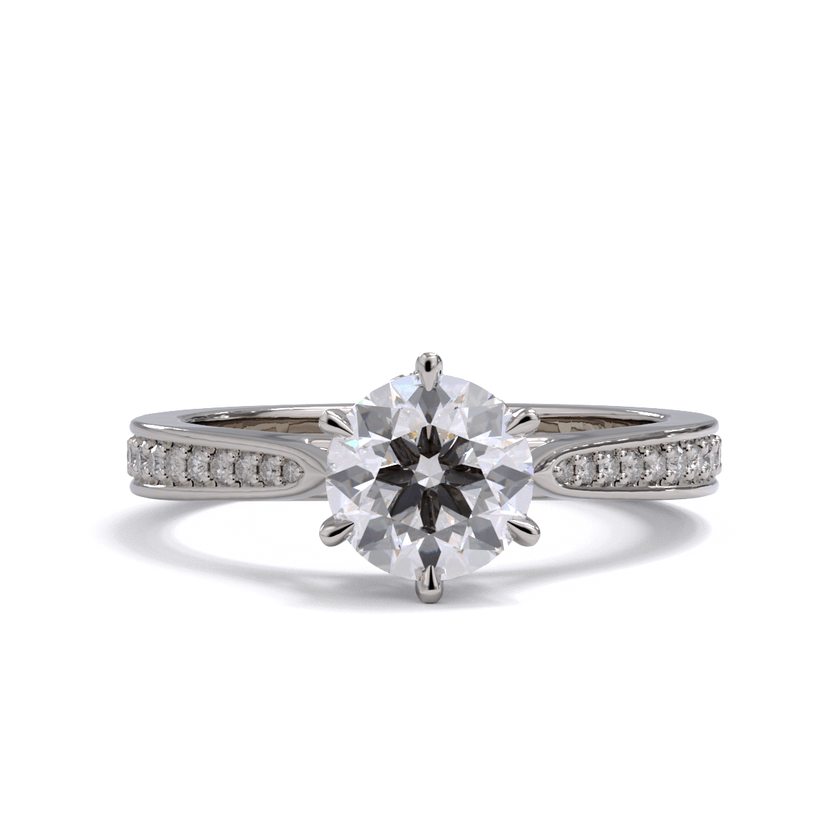 Jacqui Round Brilliant Diamond Solitaire