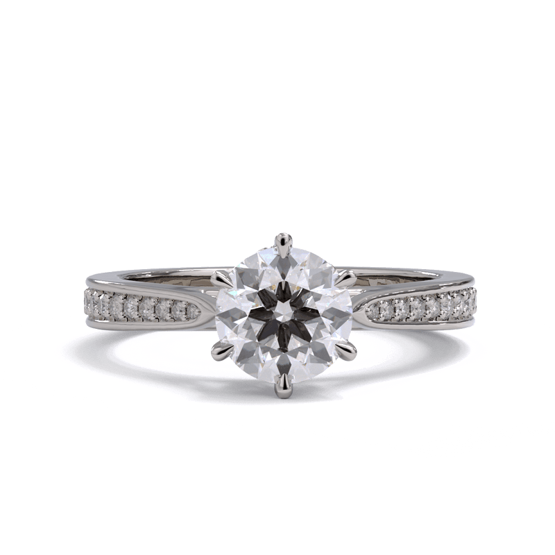 Jacqui Round Brilliant Diamond Solitaire