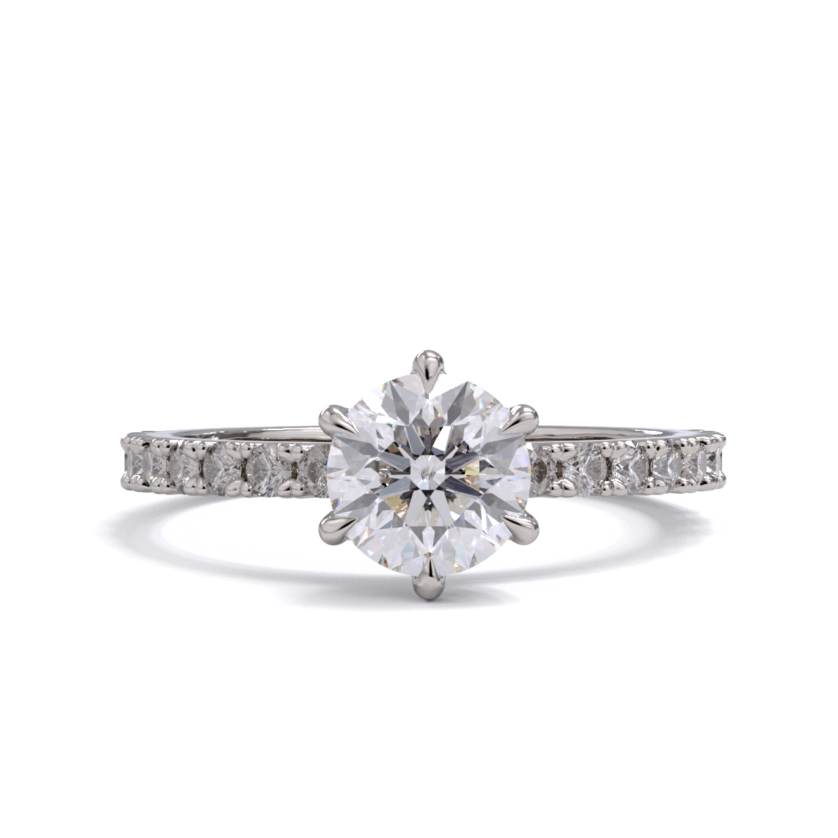 Katrina Round Brilliant Diamond Solitaire