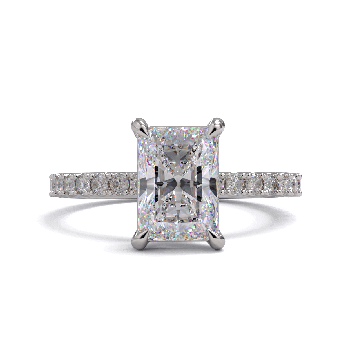 Lara Radiant Cut Diamond Solitaire