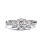 Abbey Three Stone Diamond Ring