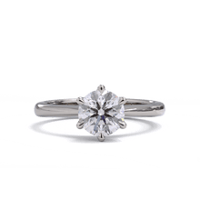 France Round Diamond Solitaire