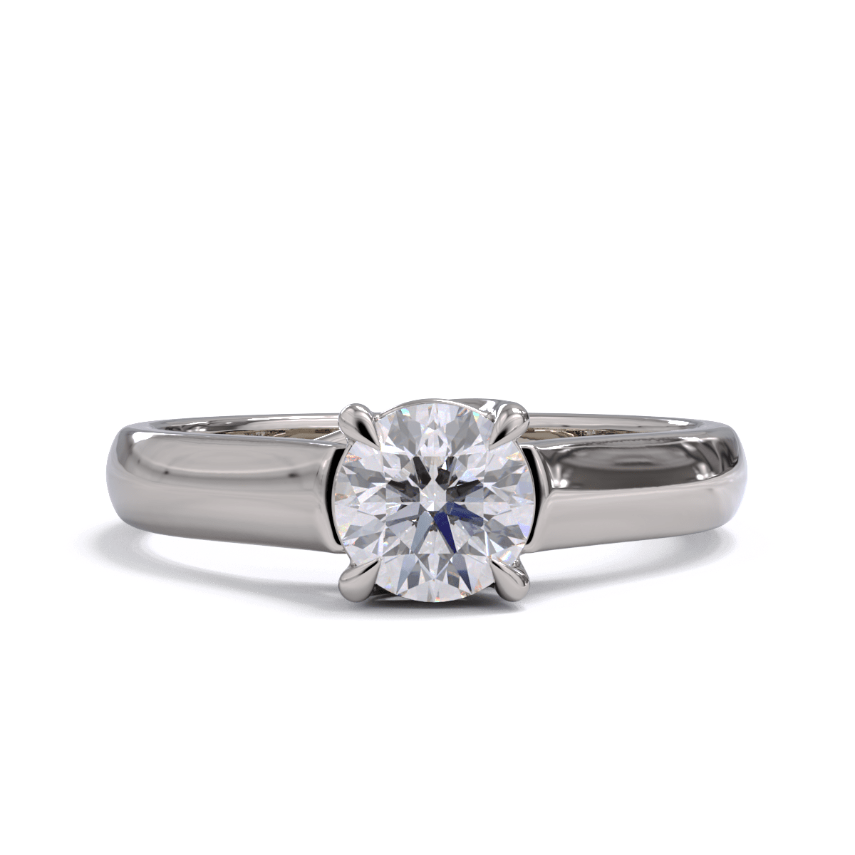 Dara Brilliant Round Diamond Solitaire