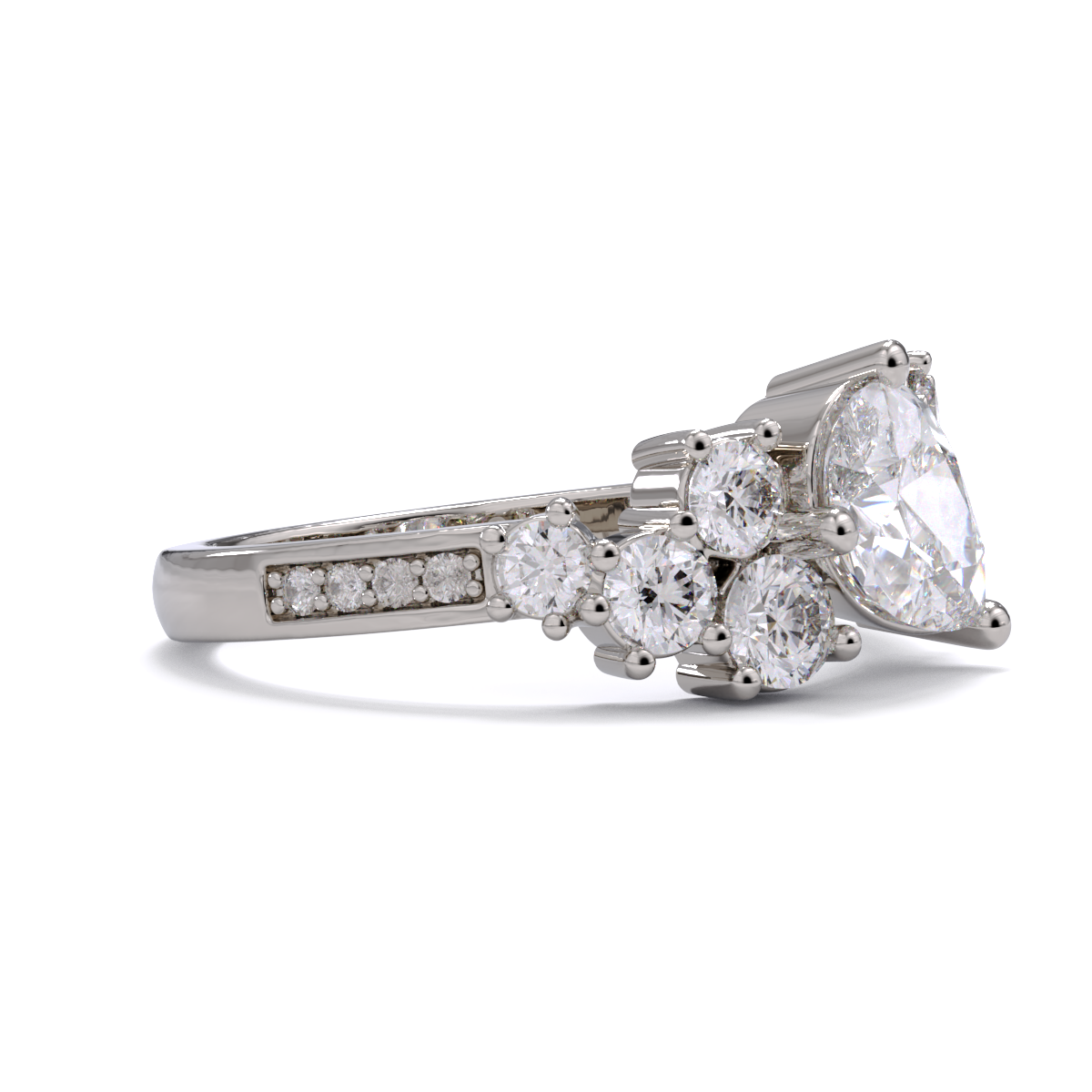 Gabrielle Cluster Diamond Ring