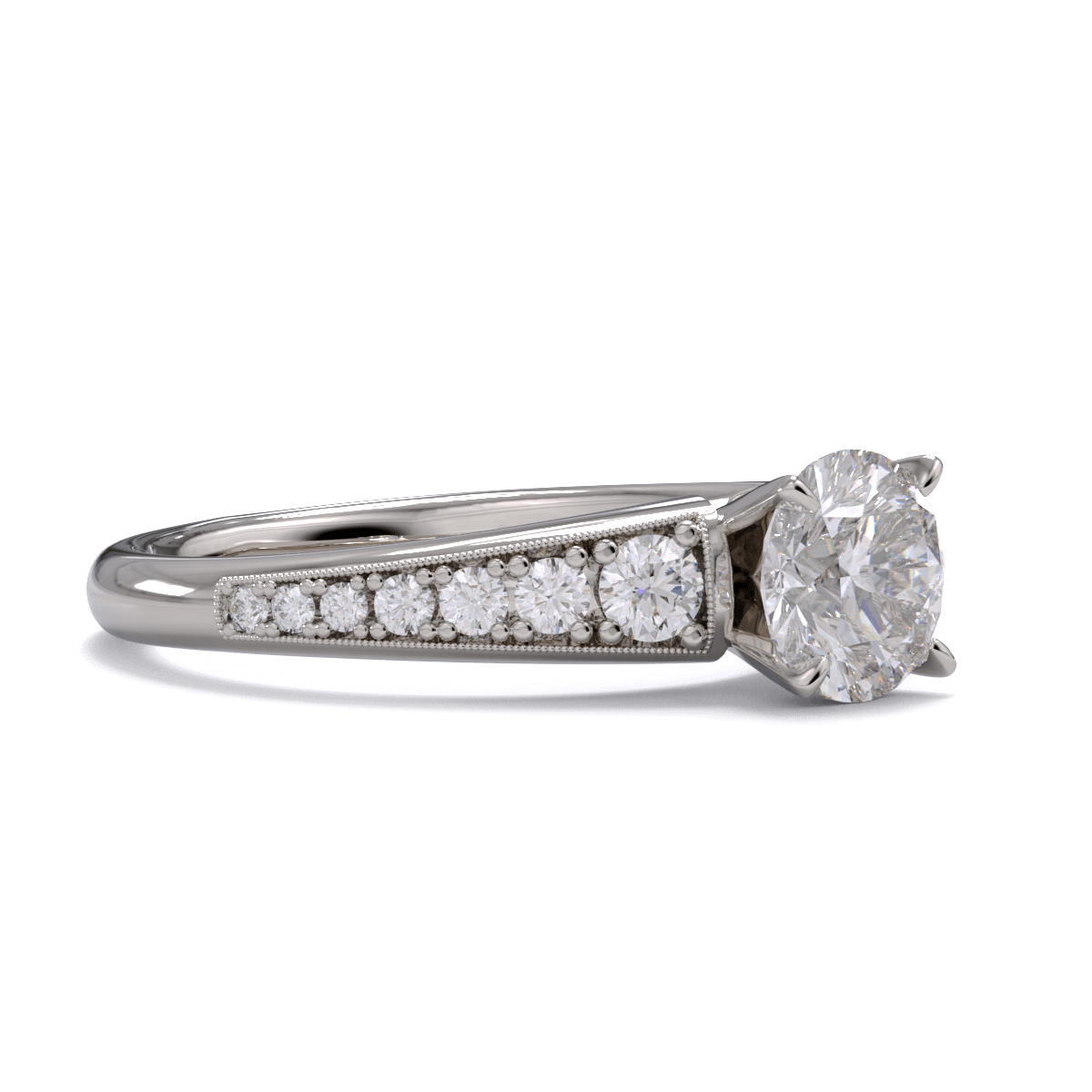 Manaia Round Brilliant Diamond Solitaire