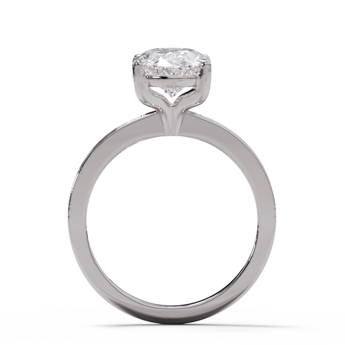 Quinn Oval Diamond Solitaire