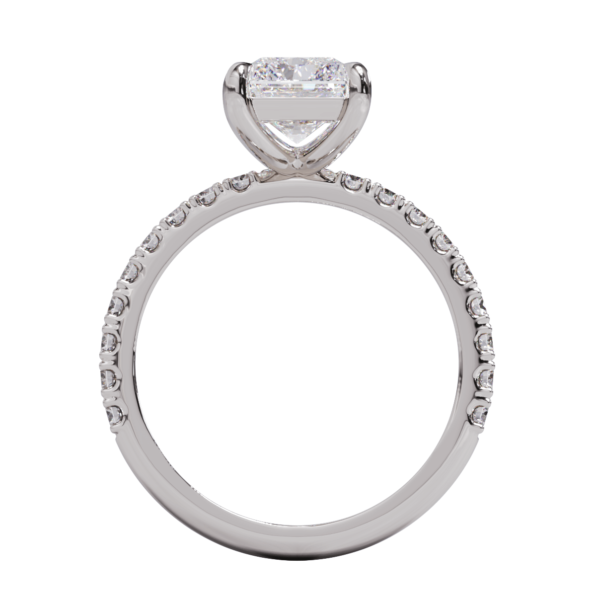 Lara Radiant Cut Diamond Solitaire