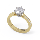 Jacqui Round Brilliant Diamond Solitaire