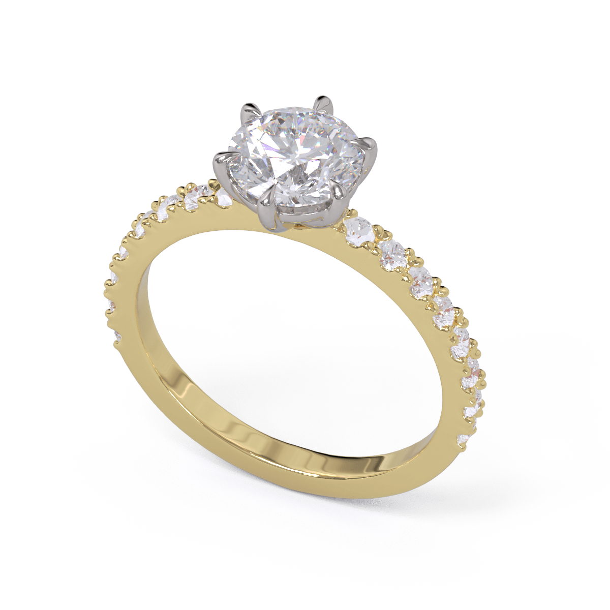 Katrina Round Brilliant Diamond Solitaire