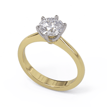 France Round Diamond Solitaire