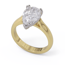 Ivy Pear Cut Diamond Solitaire