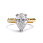 Ivy Pear Cut Diamond Solitaire