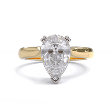 Ivy Pear Cut Diamond Solitaire