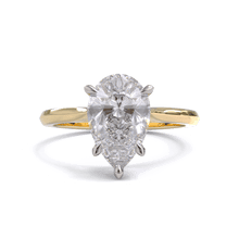 Georgina Pear Cut Diamond Solitaire