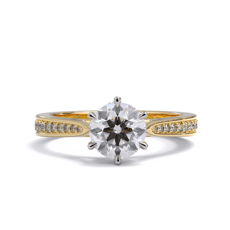 Jacqui Round Brilliant Diamond Solitaire