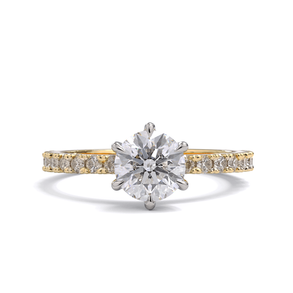 Katrina Round Brilliant Diamond Solitaire