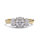 Abbey Three Stone Diamond Ring