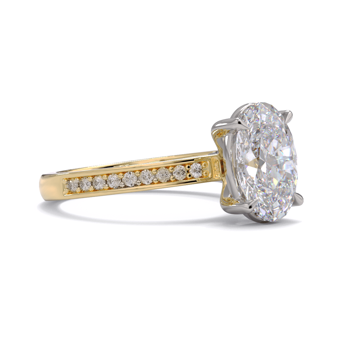 Quinn Oval Diamond Solitaire