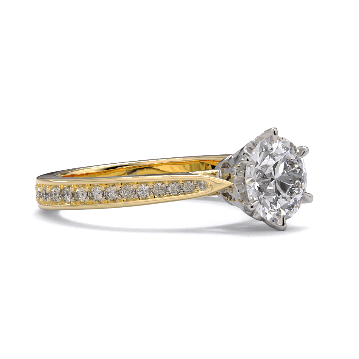 Jacqui Round Brilliant Diamond Solitaire