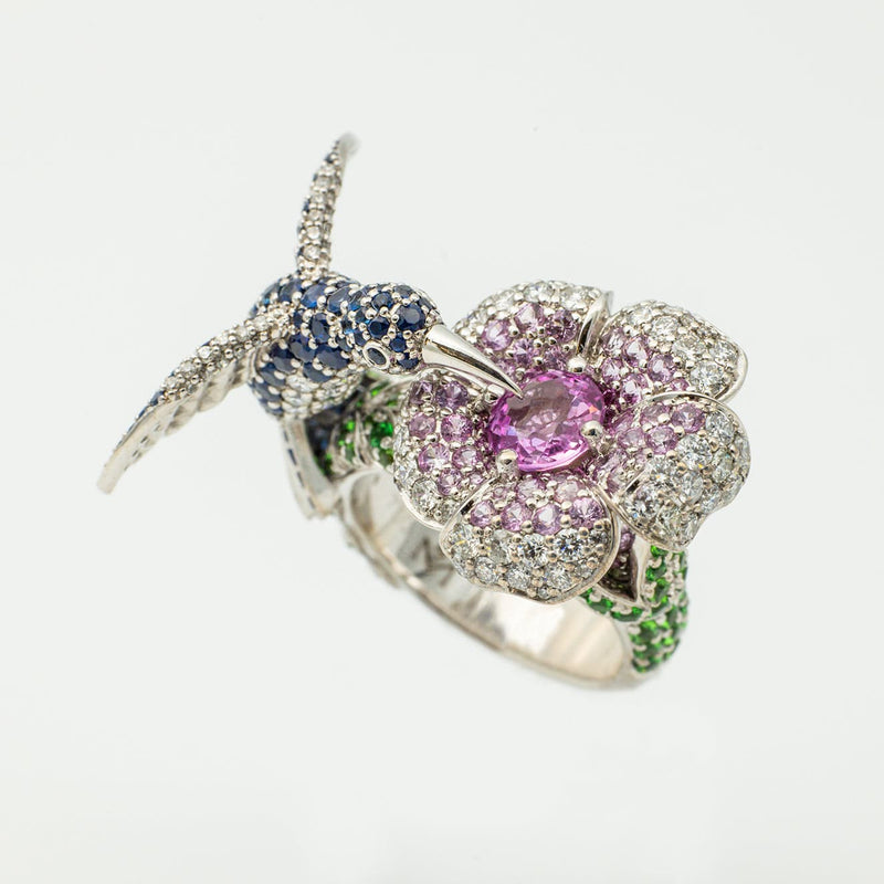 Hummingbird Cocktail Ring