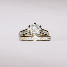 Diana Diamond Solitaire Wedding Set